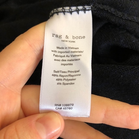 Rag & Bone/JEAN Mélange Stretch-Jersey Top EUC - Picture 6 of 8